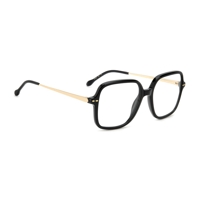 Isabel Marant IM 0203 Noir Or 2M2 de trois-quarts opposée - Les Lunettes de Pauline