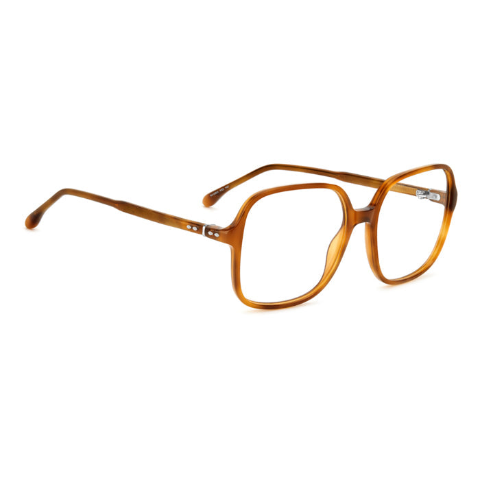Isabel Marant IM 0063 Caramel Translucide 45Z de trois-quarts opposée - Les Lunettes de Pauline