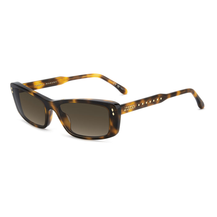 Isabel Marant IM 0243/G/S Écaille Havane 086 de trois-quarts - Les Lunettes de Pauline