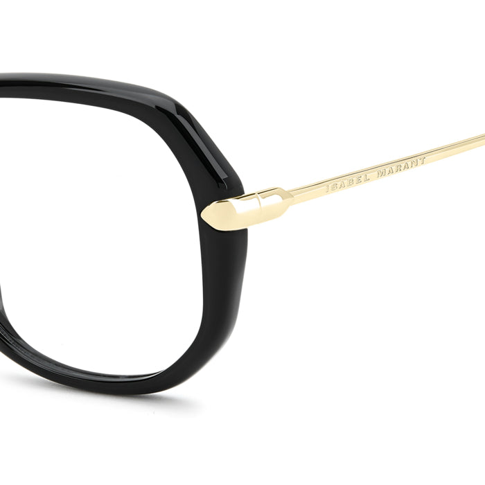 Isabel Marant IM 0279 Noir Or 2M2 en détail des branches - Les Lunettes de Pauline