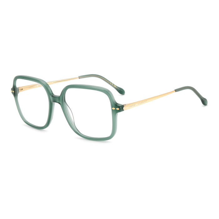 Isabel Marant IM 0203 Vert d'Eau Translucide 1ED de trois-quarts - Les Lunettes de Pauline
