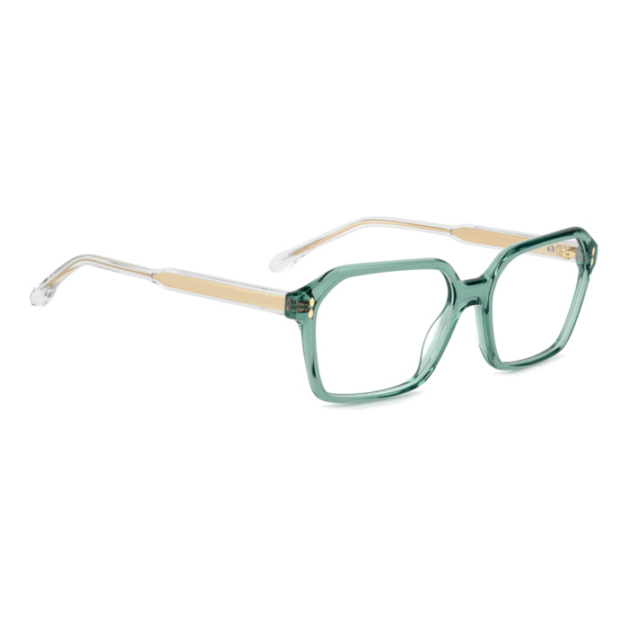 Isabel Marant IM 0204 Vert d'Eau Translucide 1ED de trois-quarts opposée - Les Lunettes de Pauline