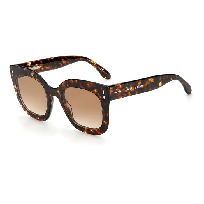 Isabel Marant IM 0002/N/S Écaille Havane 086 de trois-quarts - Les Lunettes de Pauline