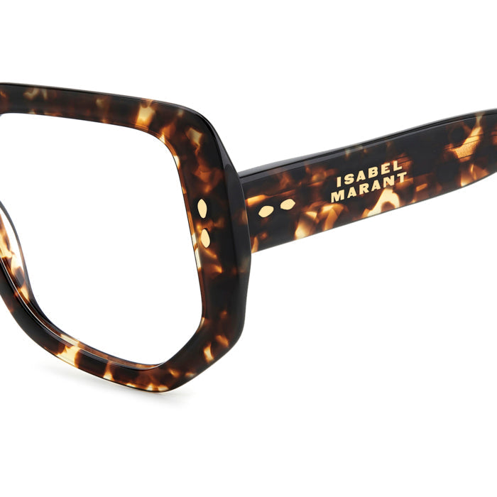 Isabel Marant IM 0187 Havane Marron 086 en détail des branches - Les Lunettes de Pauline