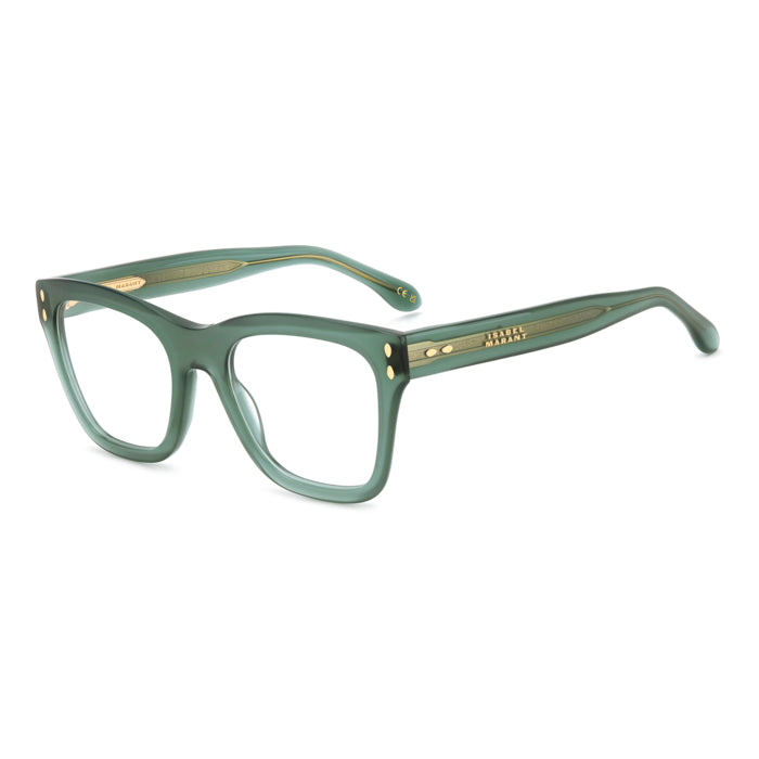 Isabel Marant IM 0209 Vert Sauge 1ED de trois-quarts - Les Lunettes de Pauline