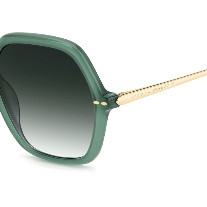 Isabel Marant IM 0206/G/S Vert Sauge 1ED en détail des branches - Les Lunettes de Pauline