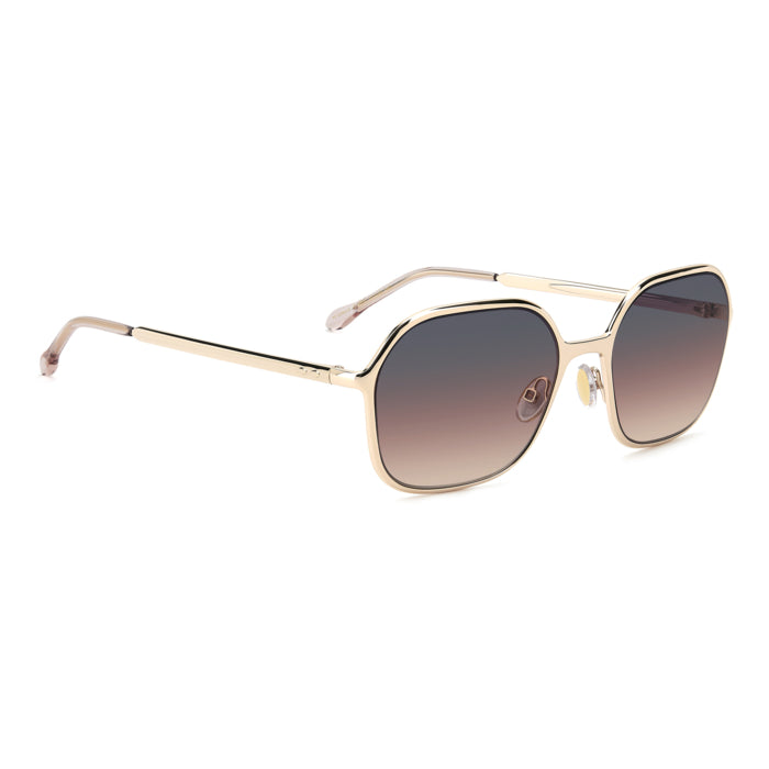 Isabel Marant IM 0245/S Or Rose EYR de trois-quarts opposée - Les Lunettes de Pauline