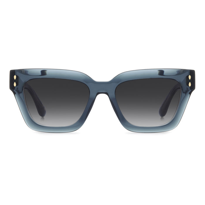 Isabel Marant IM 0251/S Bleu Translucide ZI9 de face - Les Lunettes de Pauline