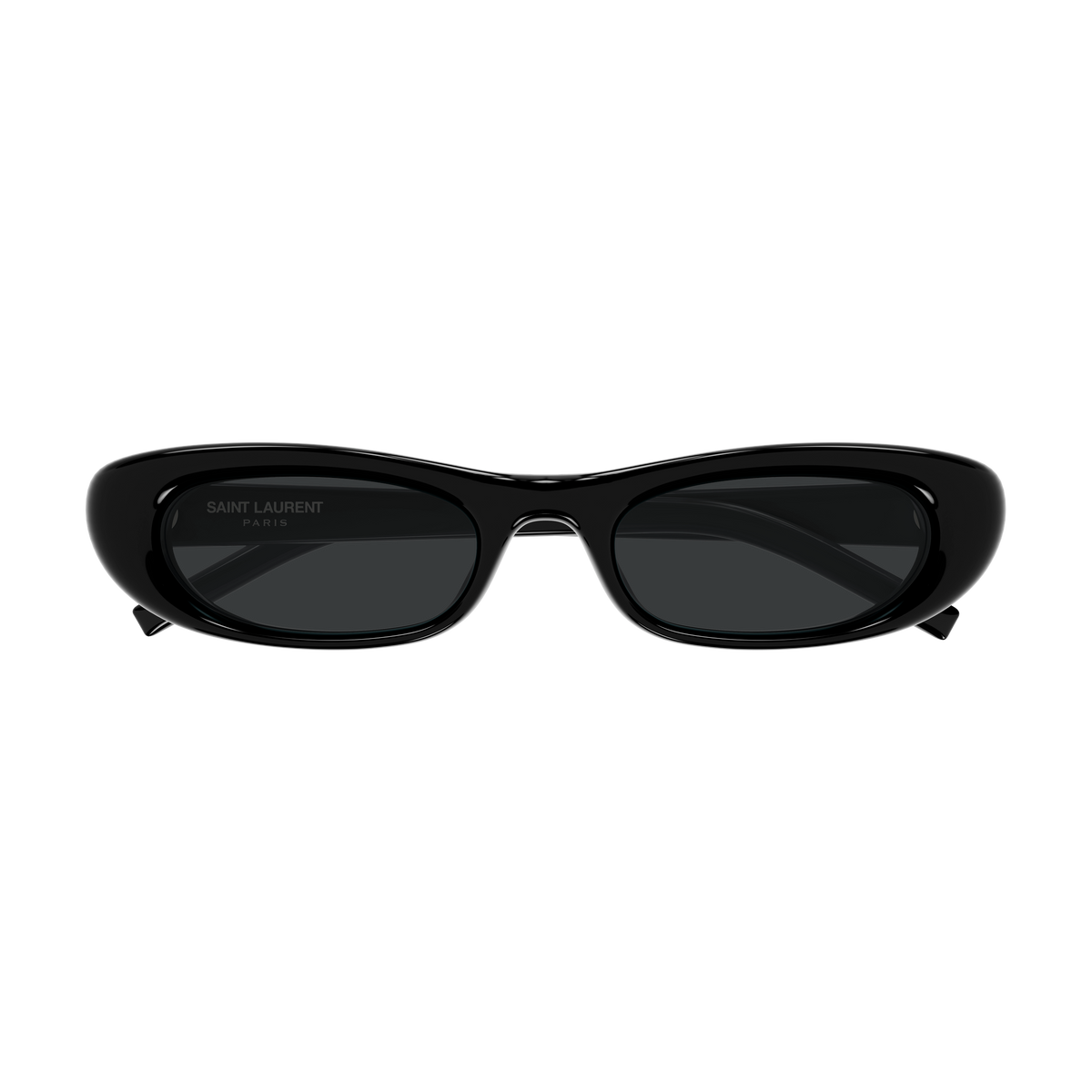 Saint Laurent SL Logo SL 557 Shade Plump Noir 001 de face - Les Lunettes de Pauline