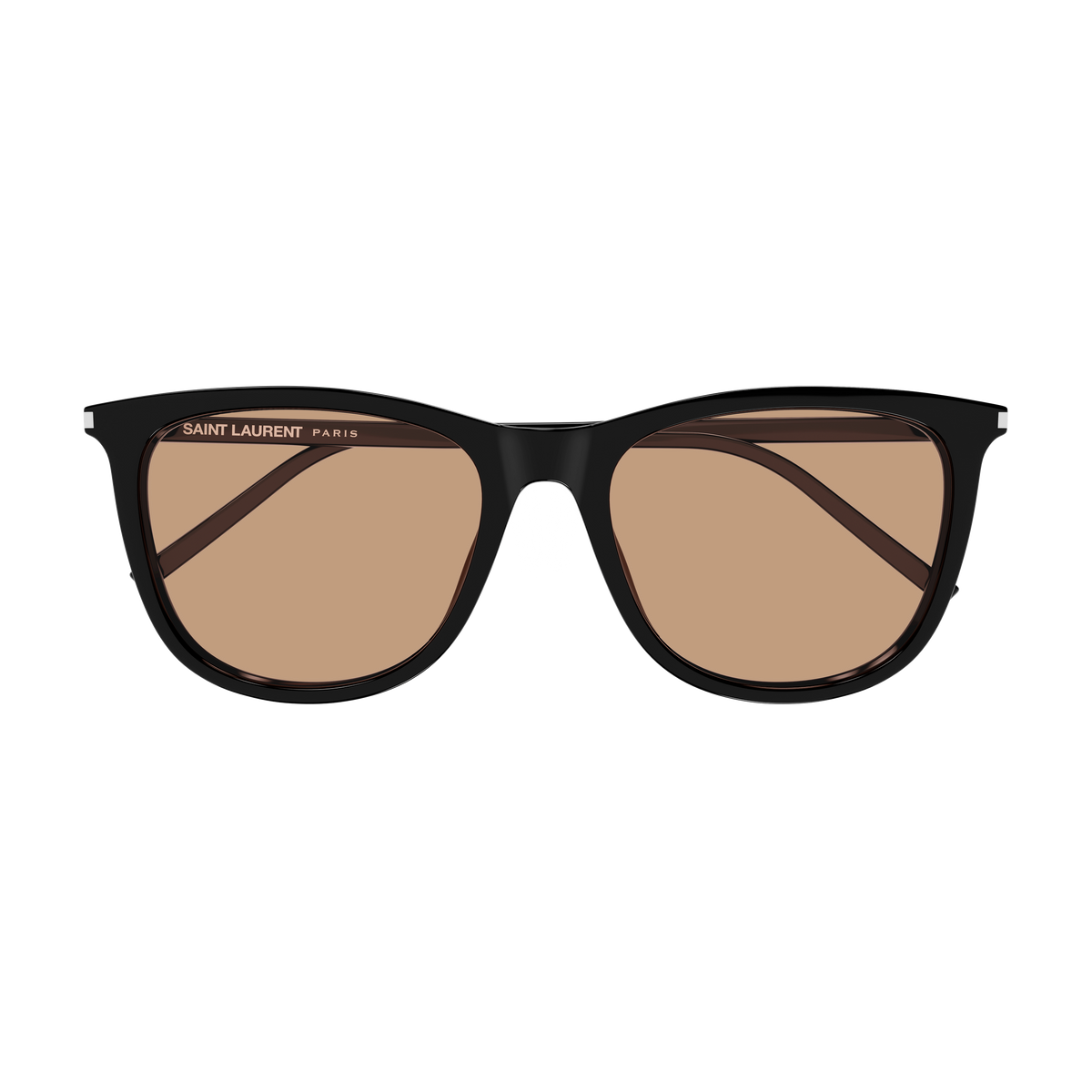 Saint Laurent Corner Angle SL 940/K Noir Verres Bruns 003 de face - Les Lunettes de Pauline