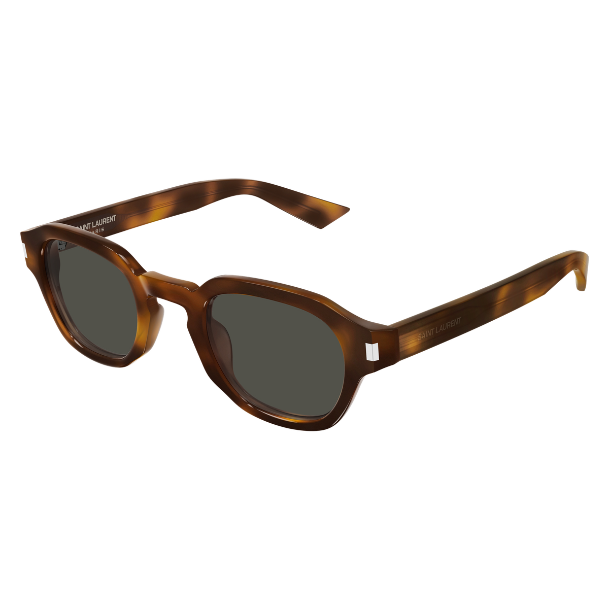 Saint Laurent Corner Angle SL 946 Écaille Havane 002 de trois-quarts - Les Lunettes de Pauline