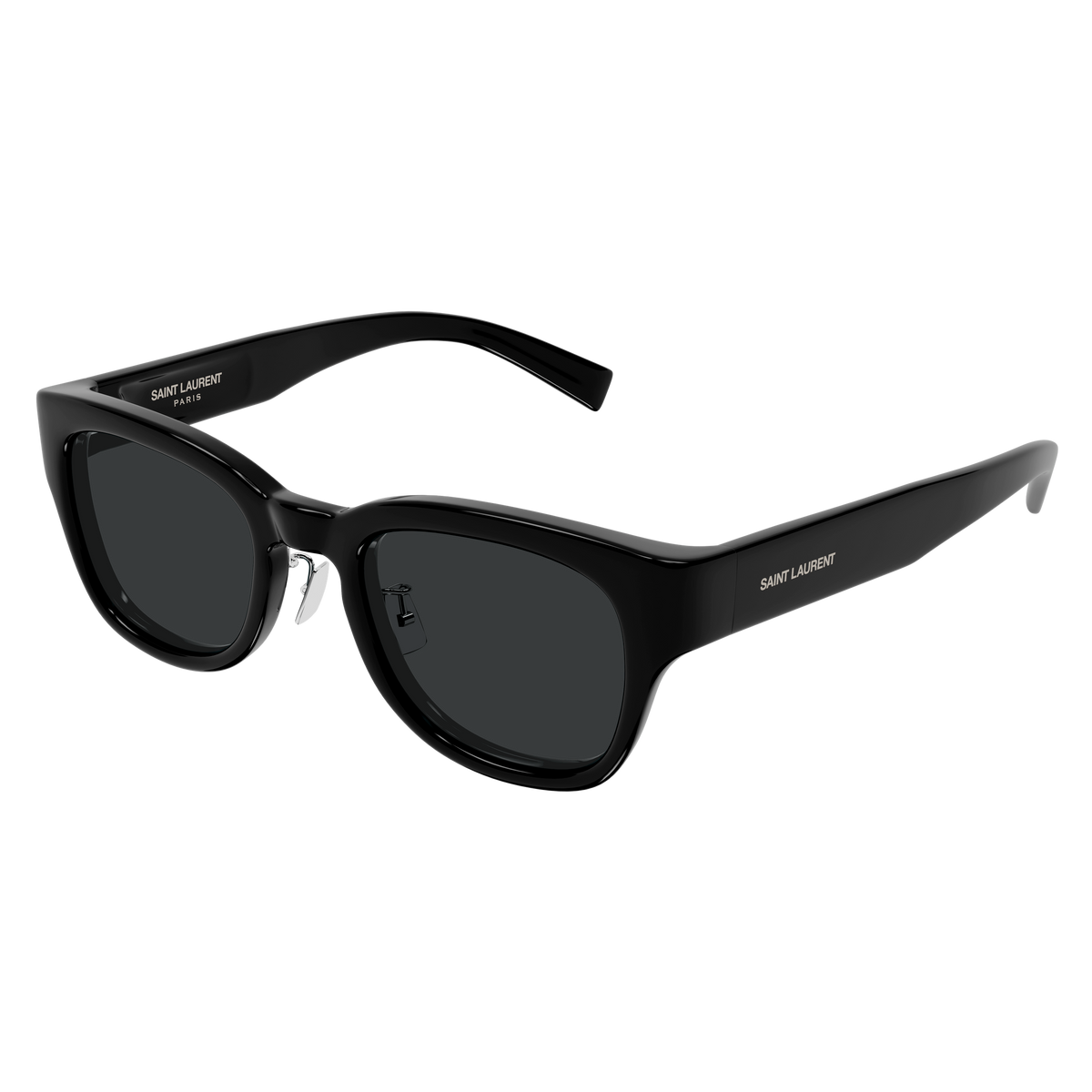 Saint Laurent SL Logo SL 957/J Noir 001 de trois-quarts - Les Lunettes de Pauline