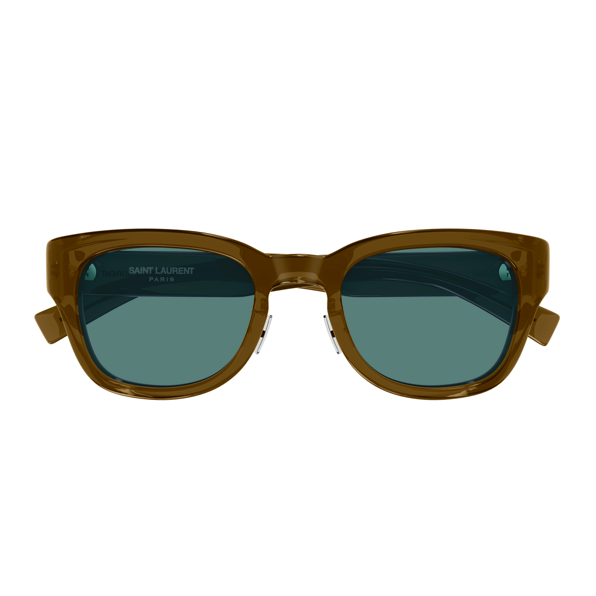 Saint Laurent SL Logo SL 957/J Kaki Translucide 003 de face - Les Lunettes de Pauline