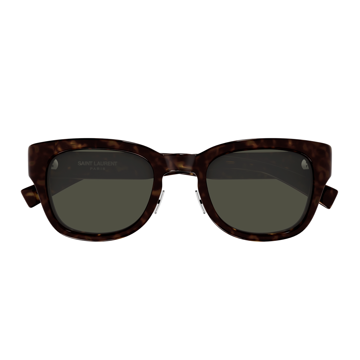 Saint Laurent SL Logo SL 957/J Écaille Havane Foncée 006 de face - Les Lunettes de Pauline