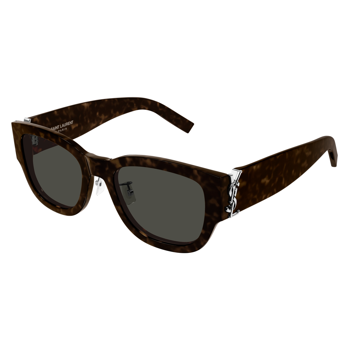 Saint Laurent Monogram SL M174/F Écaille Foncée 002 de trois-quarts - Les Lunettes de Pauline