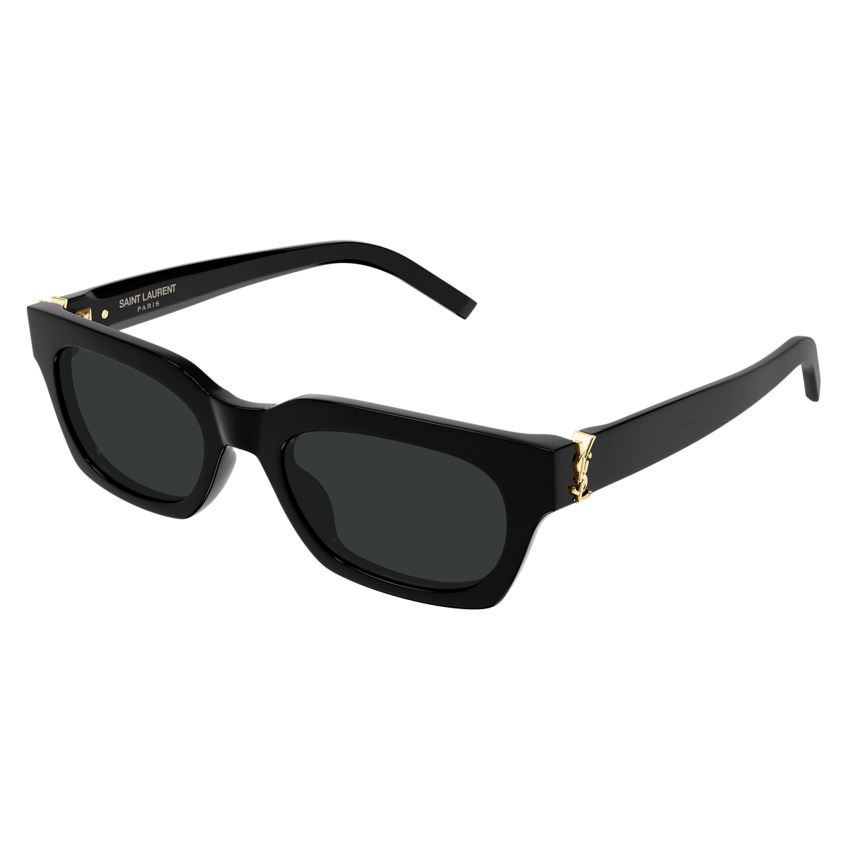 Saint Laurent Monogram SL M175/F Noir 001 de trois-quarts - Les Lunettes de Pauline