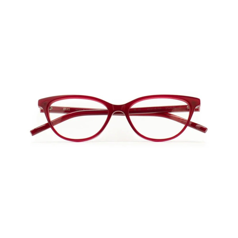 Kaleos Staples Cerise Laiteux 03 de face - Les Lunettes de Pauline