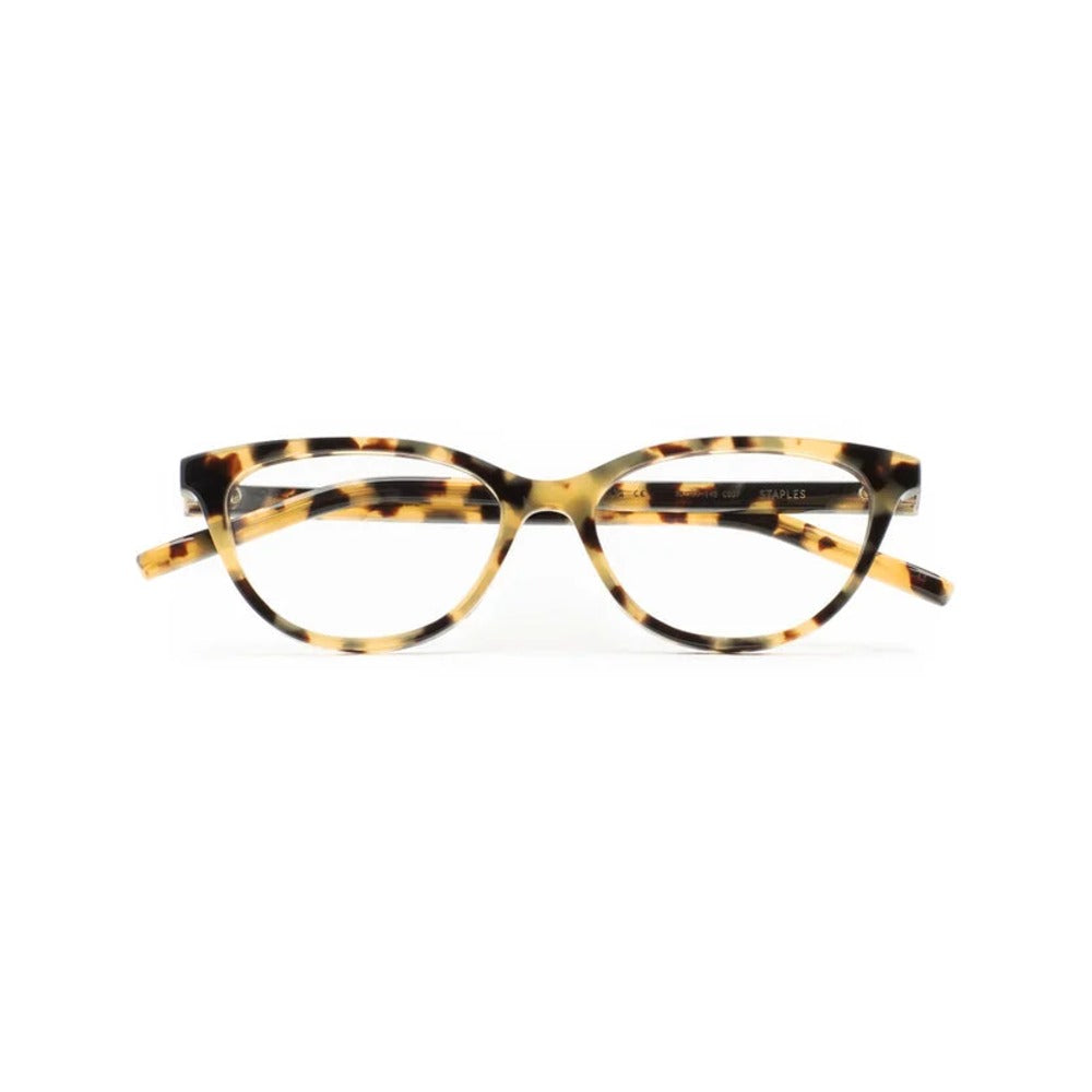 Kaleos Staples Havane Moucheté 07 de face - Les Lunettes de Pauline