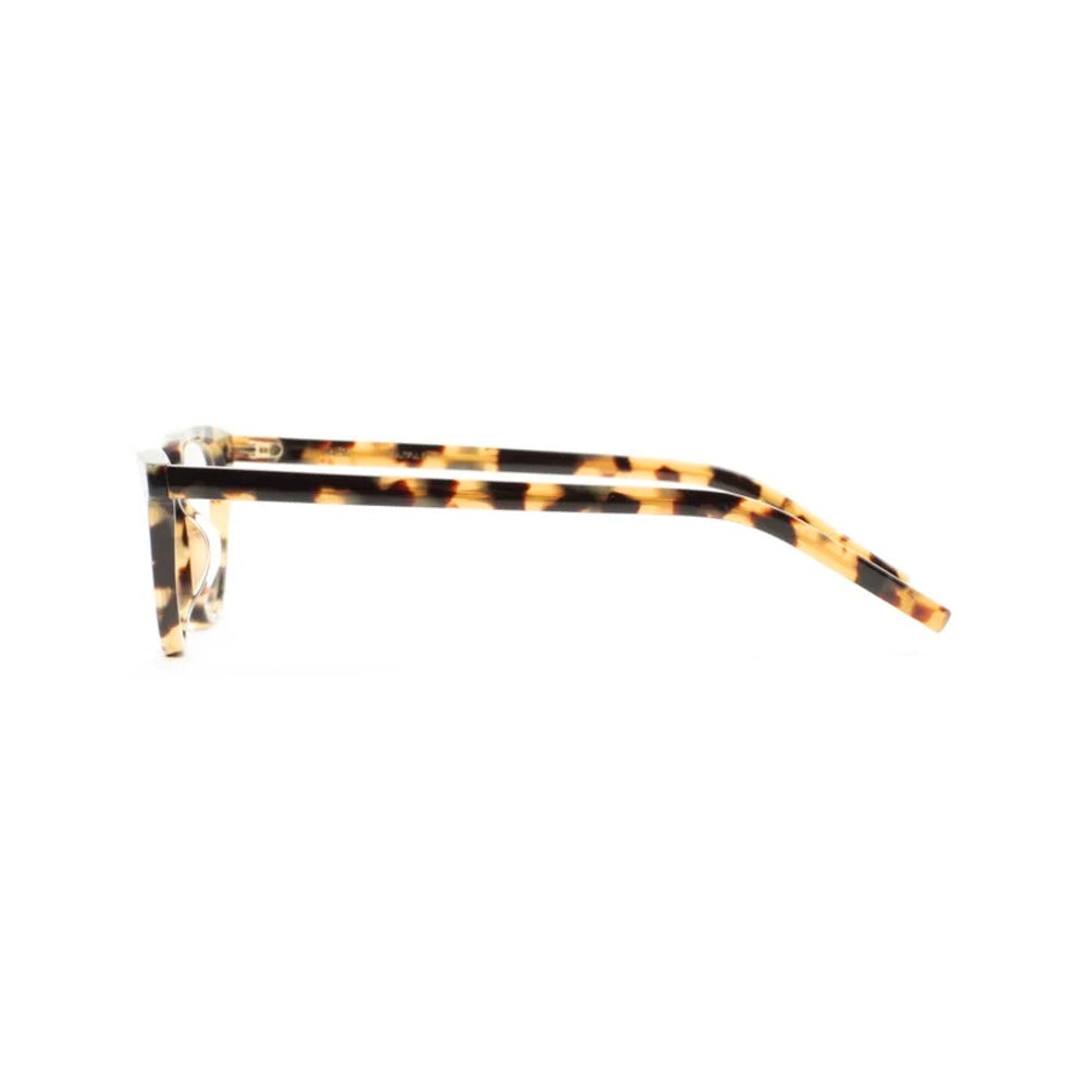 Kaleos Staples Havane Moucheté 07 vue de profil - Les Lunettes de Pauline