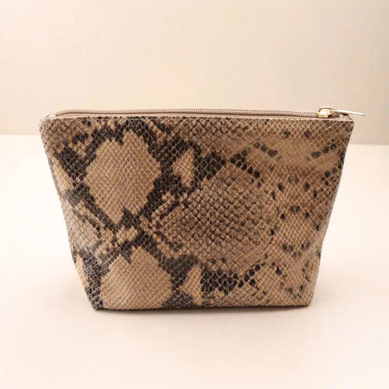 Trousse de voyage Nacéria Cuir Beige - Les Lunettes de Pauline