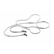 Valrose chaine métal serpent carrée - Les Lunettes de Pauline