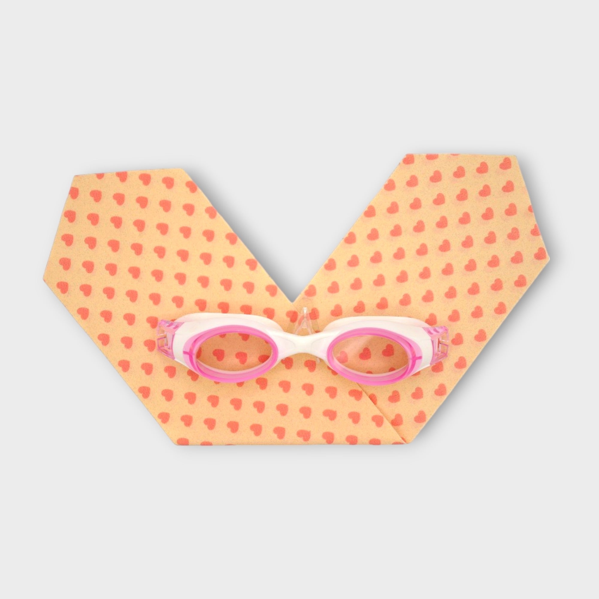 Waterplops Coeurs – Lunettes de piscine 4 - 7ans - Les Lunettes de Pauline