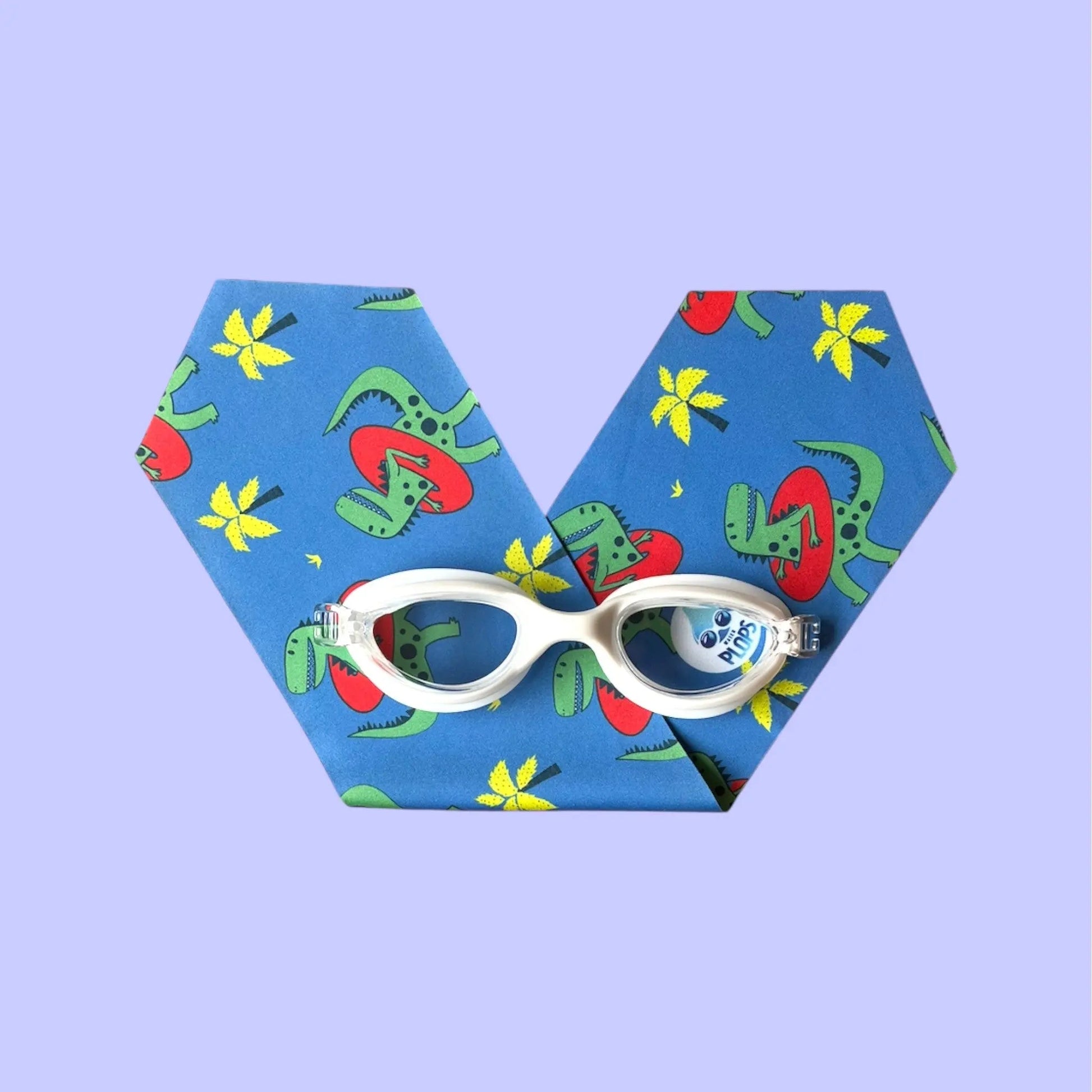 Waterplops Dinos Aventure – Lunettes de piscine 4-7ans - Les Lunettes de Pauline