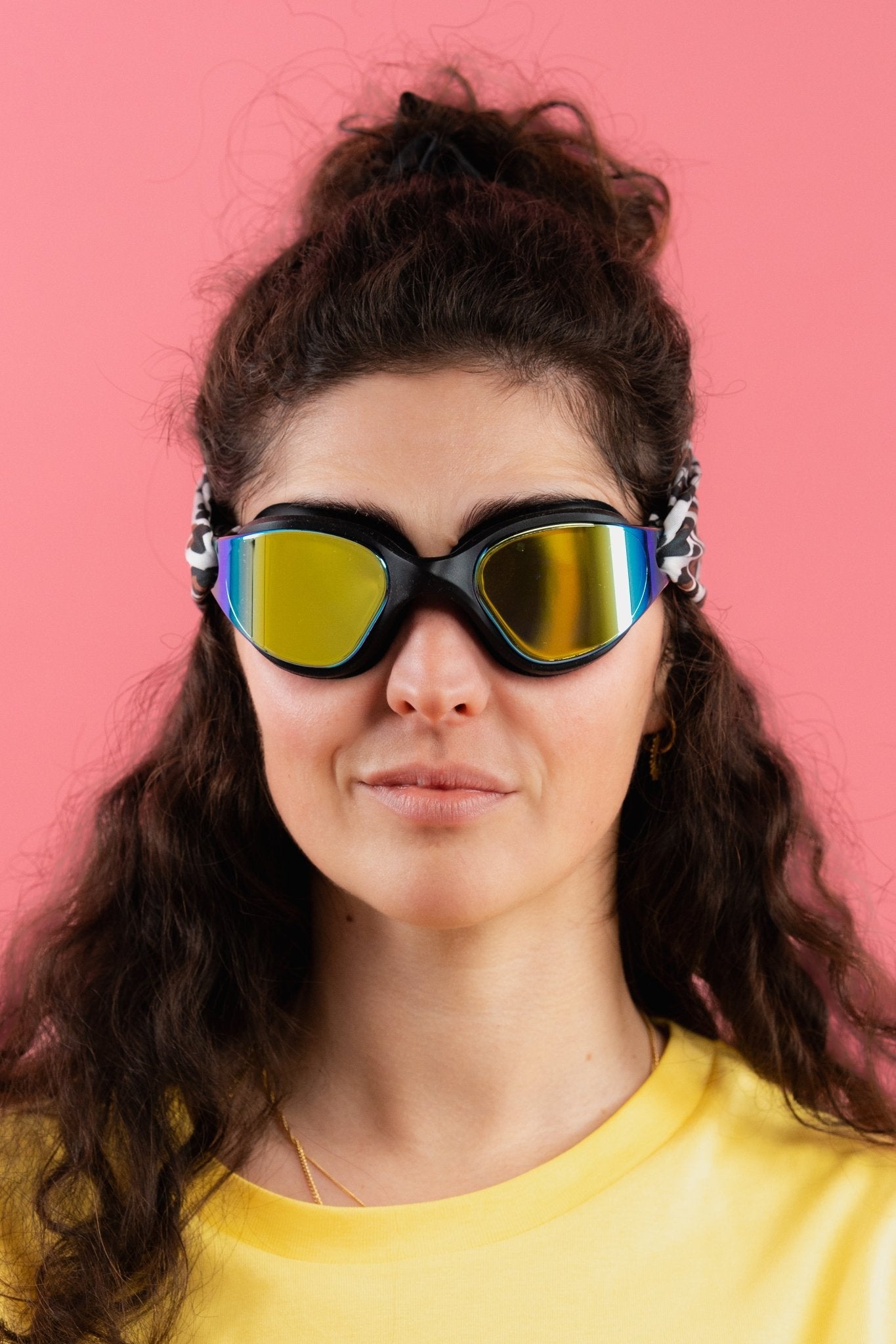 Waterplops Léopard – Lunettes de piscine adultes - Les Lunettes de Pauline