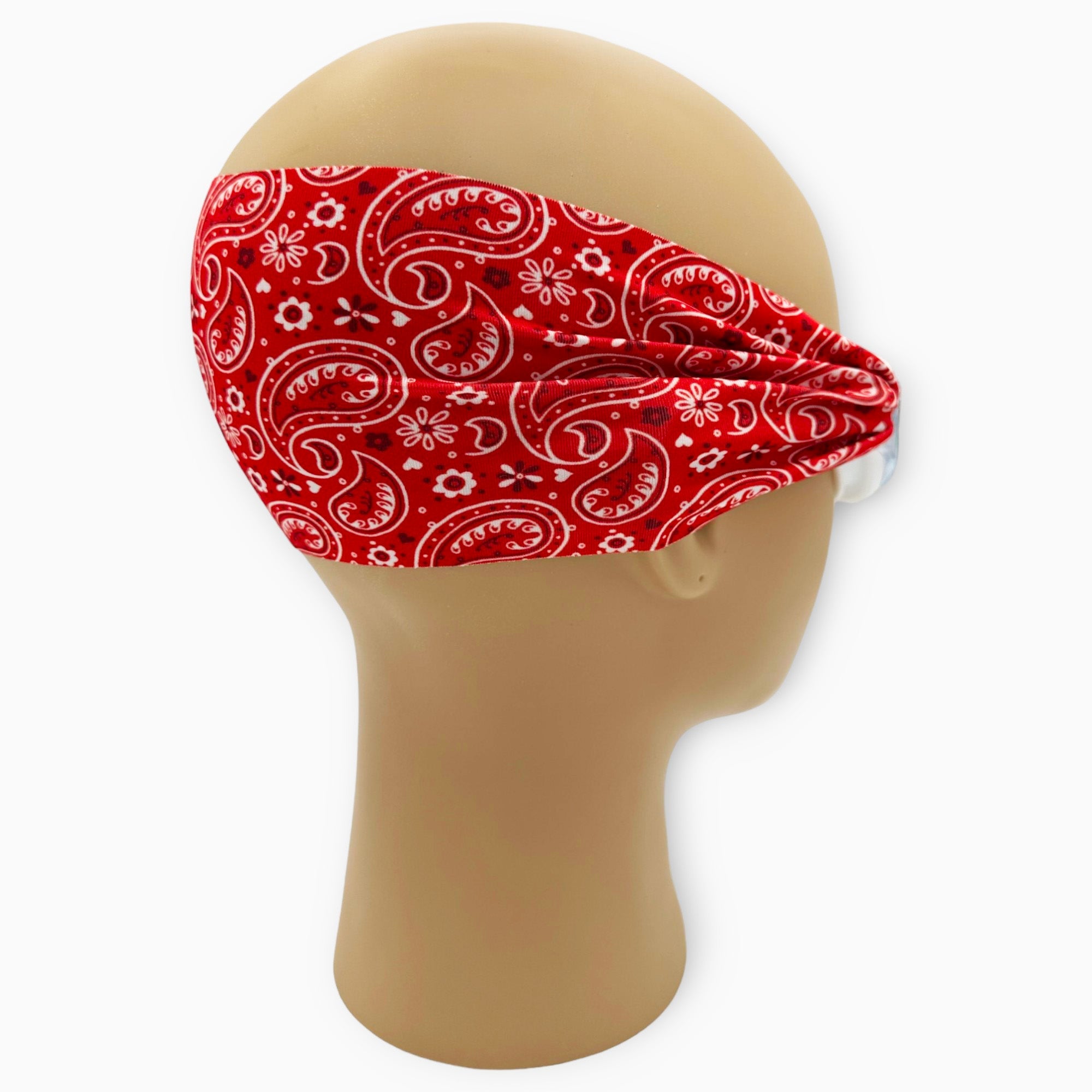 Waterplops Uni bandana rouge – Lunettes de piscine adultes - Les Lunettes de Pauline