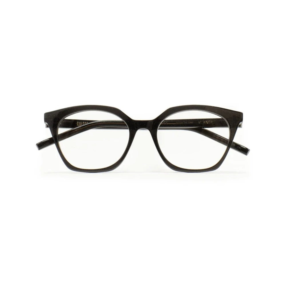 Kaleos Winner Noir Pailleté 01 de face - Les Lunettes de Pauline